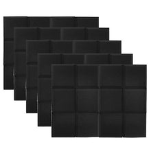Load image into Gallery viewer, a group of black square tiles