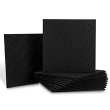 Load image into Gallery viewer, a stack of black square shaped objects