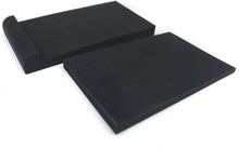 Load image into Gallery viewer, a pair of black foam squares