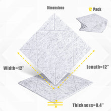 Load image into Gallery viewer, Acoustic Panels-Acoustic Tiles 12" x 12" x 0.4"