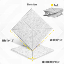 Load image into Gallery viewer, Acoustic Panels-Sound Panels 12" x 12" x 0.4"