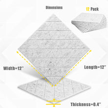 Load image into Gallery viewer, Acoustic Panels-Sound Deadening Panels 12" x 12" x 0.4"