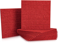 Load image into Gallery viewer, Acoustic Panels-Sound Proofing 12" x 12" x 0.4"