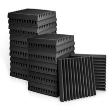 Load image into Gallery viewer, a stack of black foam panels
