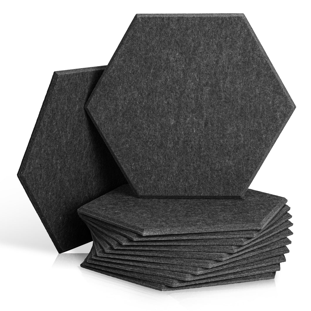 a stack of hexagon shaped tiles